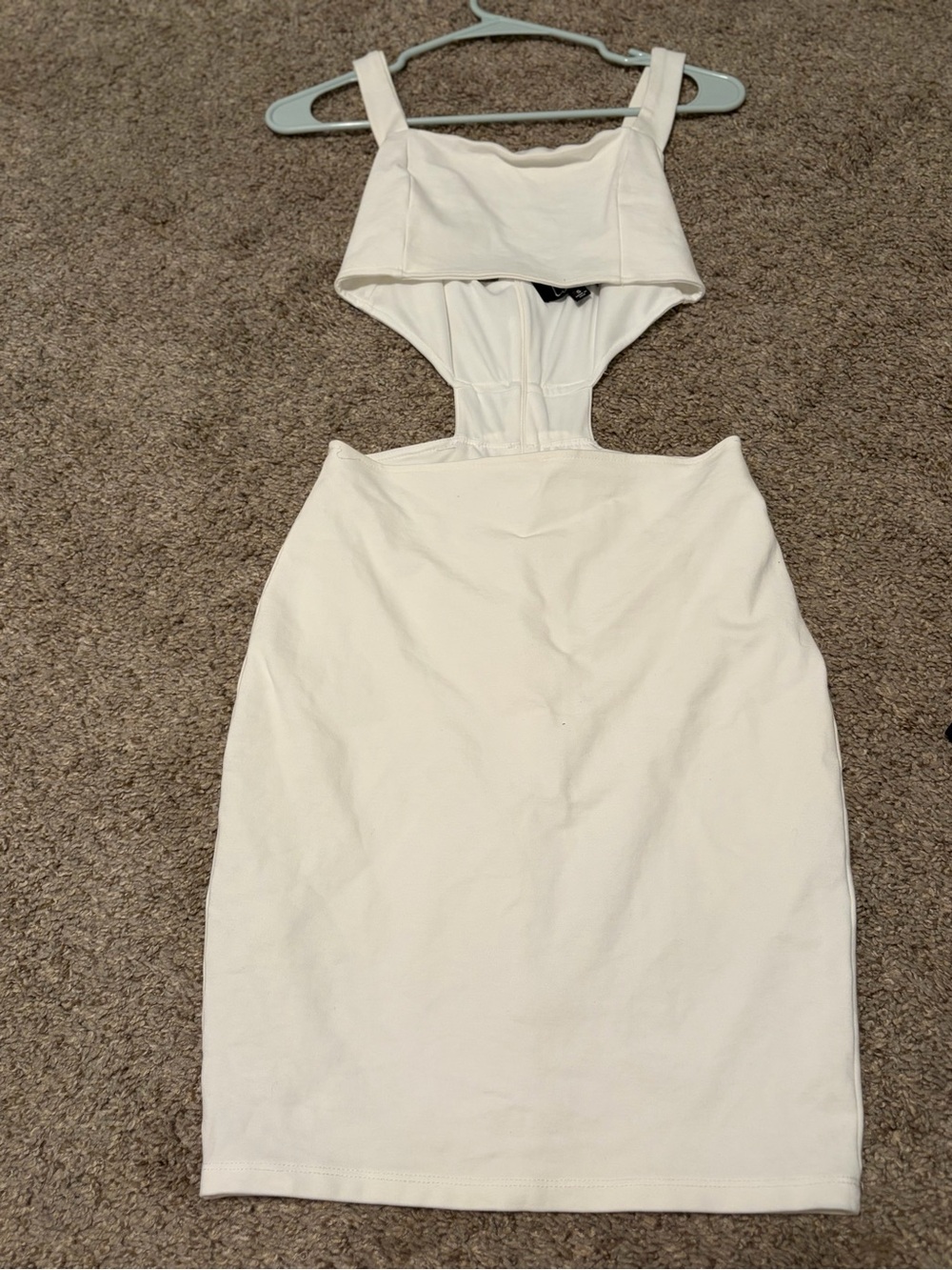 Lulu's White Cut Out Midi Size Small